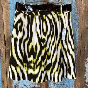 Worthington Animal Print Mini Skirt Size 6